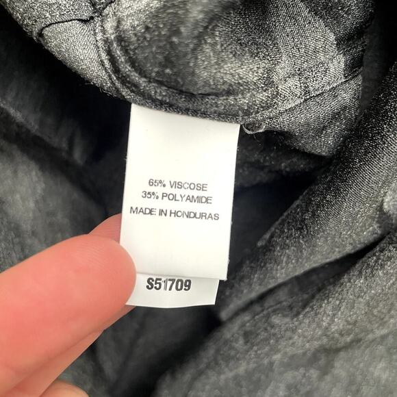 NWT Ann Mashburn Atalier Ruffle Dress Grey in Camo Jacquard Medium - Picture 7 of 8